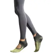 ANYSOX 1 Pair One Size 35-40 Gray Yellow Gradient Yoga Socks Non-slip Professional Five-finger Socks Pilates Split Toe for Women