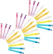 ERINGOGO 30Pcs Cartoon Bubble Blowing Wands Lightweight Bubble Bottles for Parties Weddings Playgrounds Bubble Making for Party Favors Summer Fun