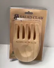 Alaska Bear Claw Wooden Salad Claw Designed By Alaskans New Sealed In Packaging