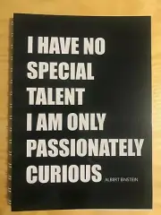 2025 - 2026 financial year diary Albert Einstein quote A5 WEEK TO VIEW