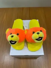 Adidas Js Adilette Jeremy Scott Teddy Yellow Size 8 Unisex Slides