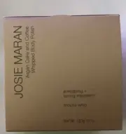 NEW JOSIE MARAN ARGAN CAKE AND COFFEE WHIPPED BODY POLISH MOCHA WHIP 10 OZ.