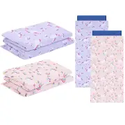 2 Pcs Unicorn Nap Mat Cover for Girls Boys Sewn in Flap Design Rest Mat Cover