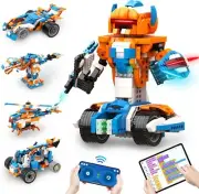 Apitor Robot X, STEM Robot Toys for Kids 8-12, 12-in-1 App-Enabled Educationa...