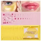 Yishifa 30 Pairs Lip Mask & Eye Mask 24K Gold Under Eye Patches for Puffy Eye...