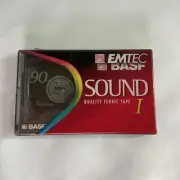 BASF 90min Sound 1 Emtec Quality Ferric Cassette Tape - Sealed new in packet!