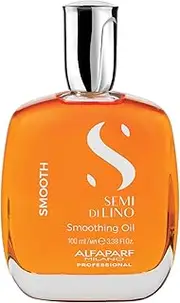 Alfaparf Milano Semi di Lino Smoothing Oil - Hydrating Hair Oil for Frizzy Hair - Enhances Brightness and Protects from Heat - 3.3 oz