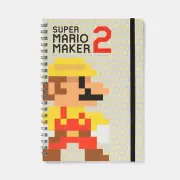 Super Mario Maker 2 My Nintendo Japan Notebook New Mario Luigi Pixelated Journal