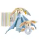 【A8 steiff 】Hoppel Rabbit 有機棉俏皮兔禮盒-淺藍