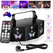 U`King Patterns Laser Projector Light Stage Lights LED RGB Disco Party KTV Lamp