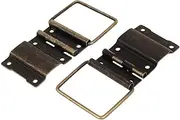 Aexit Box (Special tool) Case Retro Style Positioning Support Hinges Bronze Tone (47ry495qf286) 51mmx34mm 2pcs