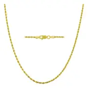Donatello Gian 10k Gold Super Light-Weight Rope Chain Necklace at Nordstrom,