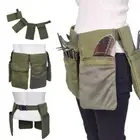 Removable Canvas Gardening Belt Adjustable Garden Tool Belt Electrician Tool