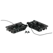Bachmann 29902 On30 Scale Spectrum Die-Cast Passenger Trucks (2 trucks)