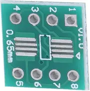 RIZGHWOY Adapter Board Converter Module Lightweight SOP8 Converter for Printed Circuit Board 100pcs for Electronics Enthusiasts Aluminum Plastic