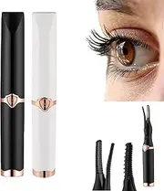 Nuvaia Lash Curler, Tinkerblush Heated Eyelash Curler, Nuvaia Eyelash Curler, Electric Heated Eyelash Curler, Lash Lift Pro + Magic Mascara, Rechargeable Heated Eyelash Curler (2 Pcs)