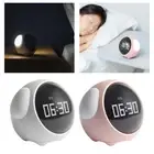 Expression Desk LED Digital Alarm Clock Kids Snooze Weekend Mode Night Light