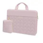 Laptop Sleeve Compatible with MacBook Air 15 inch/Pro 2025-2019 16 inch Pink