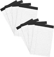 CAXUSD Tear Off Journal Notebook Lined Yellow Legal Pads Undated Memo Pad for School Work Compact Notebooks for Writing