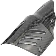 Exhaust Protector Motorcycle Exhaust Carbon Fiber Heat Shield Cover Guard Anti-Scalding Shell Escape Muffler Protector Cover Exhaust Heat Shield(Carbon Fiber)