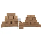 UBMOVE 36 Moving Boxes 2 Room Basic Moving Kit, Tape, Bubble, Packing Paper