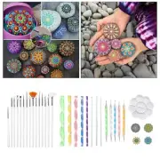33pcs / Set Mandala Dotting Painting Tool Stick Ceramic Carving