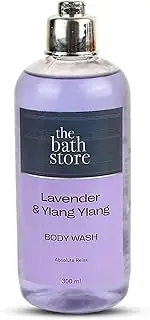 The Bath Store Lavender Ylang Ylang Body Wash Shower Gel | Body Wash for Men & Women - All Skin Types | Liquid Soap for Bath for a Clean & Fresh Skin | No Sulphates & Parabens - 300ml