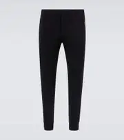[Prada] Prada Technical cotton-blend slim pants UK 34 black