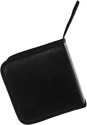 ETHZZLE CD Storage Bag Storage CD Bag Disc Bags Pu Storage Bag DVD Storage Pouch DVD Carrying Bag 40-Piece Debris-Proof CD Bag 40-Piece CD CD Bag Pu Disc Bag Audio Cassette Storage Cases