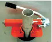 Kwik Klamp 2 Quick opening and strong holding clamp for 2-1/2″ to 4″ pipe sizes.