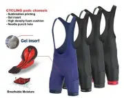 FDX Men' All Day 4D Cycling Bib Shorts Gel Chamois Padded Cycling Shorts Tights