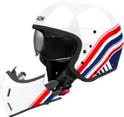 Airoh J 110 Eon, modular helmet , color: White/Blue/Red , size: S