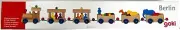 Goki Berlin Pull-Along People and Animals Wooden Train BRAND NEW (Ships from US)