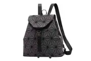 Women Laser Luminous Backpack School Hologram Geometric Fold Student School Bags