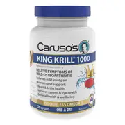 [Caruso's Natural Health] Carusos King Krill 1000mg 120 Capsules
