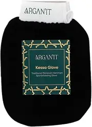 Premium MoroccanExfoliating Mitt for Body Exfoliating Kessa Glove Korean 100% Vegan Viscose Body Exfoliator for Self-Tan Removal & Keratosis Pilaris