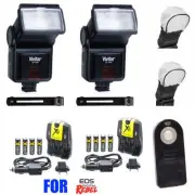 UNIVERSAL SLAVE FLASH KIT FOR CANON EOS REBEL T6I T6S T5I T3I BY VIVITAR PHOTO