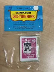 Vintage Merrimack Publishing Miniature Old Time Music- 5 Songs Dollhouse, curio