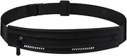 Lizbin Slim Running Belt Fanny Pack, Exercise Waist Pack for Women and Men, Runners Fanny Pack Phone Holder, Waist Belt for Workout Jogging Hiking Cycling, Money Belt Running Gear Accessories (Black)