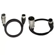 DIN 5Pin Male to 3Pin Female/Male Extender Cable Cord Adapter Connector Plug