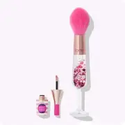 TARTE ROSE IS BAE lip gloss & brush set (BRAND NEW)