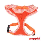 Puppia Dog Harness, No Pull, Breathable Mesh, Adjustable Vivien Orange XS S M L