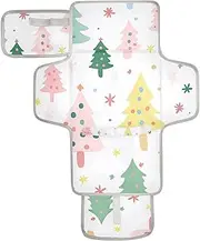 Reusable Diaper Change pad with Tissue Pocket Waterproof Changing pad with Built-in Pillow