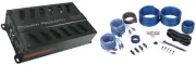 Power Acoustik SB4.2500D 2500 Watt 4-Channel Amplifier Class D+Amp Kit SB4-2500D