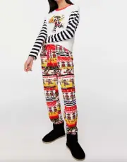 NEW PETER ALEXANDER MACCAS McDONALD'S HAMBURGLAR PJ SET TOP & PANTS M RRP$129