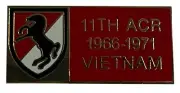Pack of 50 11th Army Cavalry 1966-1971 Vietnam Motorcycle Cap Lapel Pin M-389