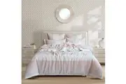 Renee Taylor Avalon Jacquard Quilt Cover and Pillowcases Home Bedding Set