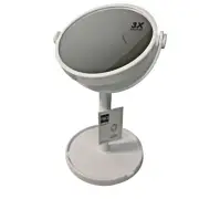 Dual-Sided Mirror White Plastic The Big One 3X Magnification Phone Holder NWT