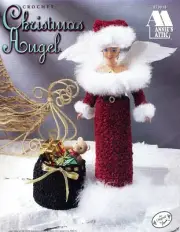 Annie's Attic Crochet Christmas Angel Pattern Leaflet #870918 Barbie Fashion