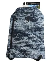 Geckobrands Embark 10L Waterproof Drawstring Lightweight Backpack Grey Camo NEW